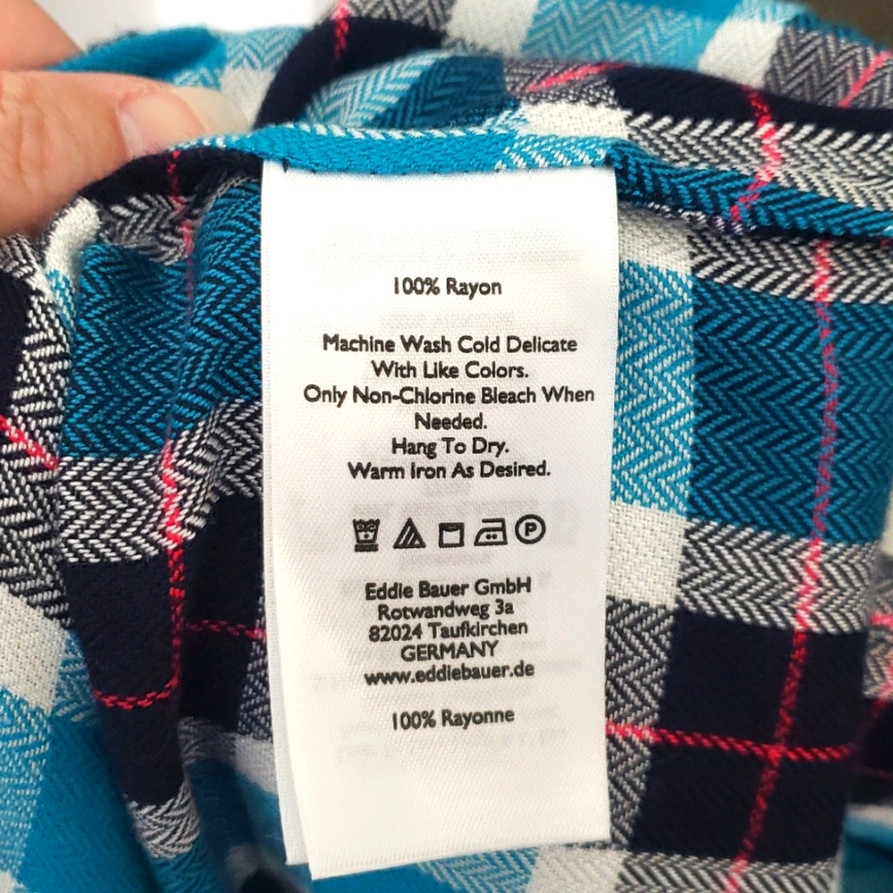 NWOT Eddie bauer flannel shirt - Picture 4 of 4